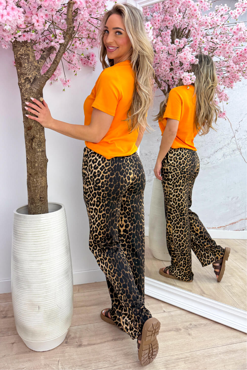 Basic T-shirt - Oranje - Image 4