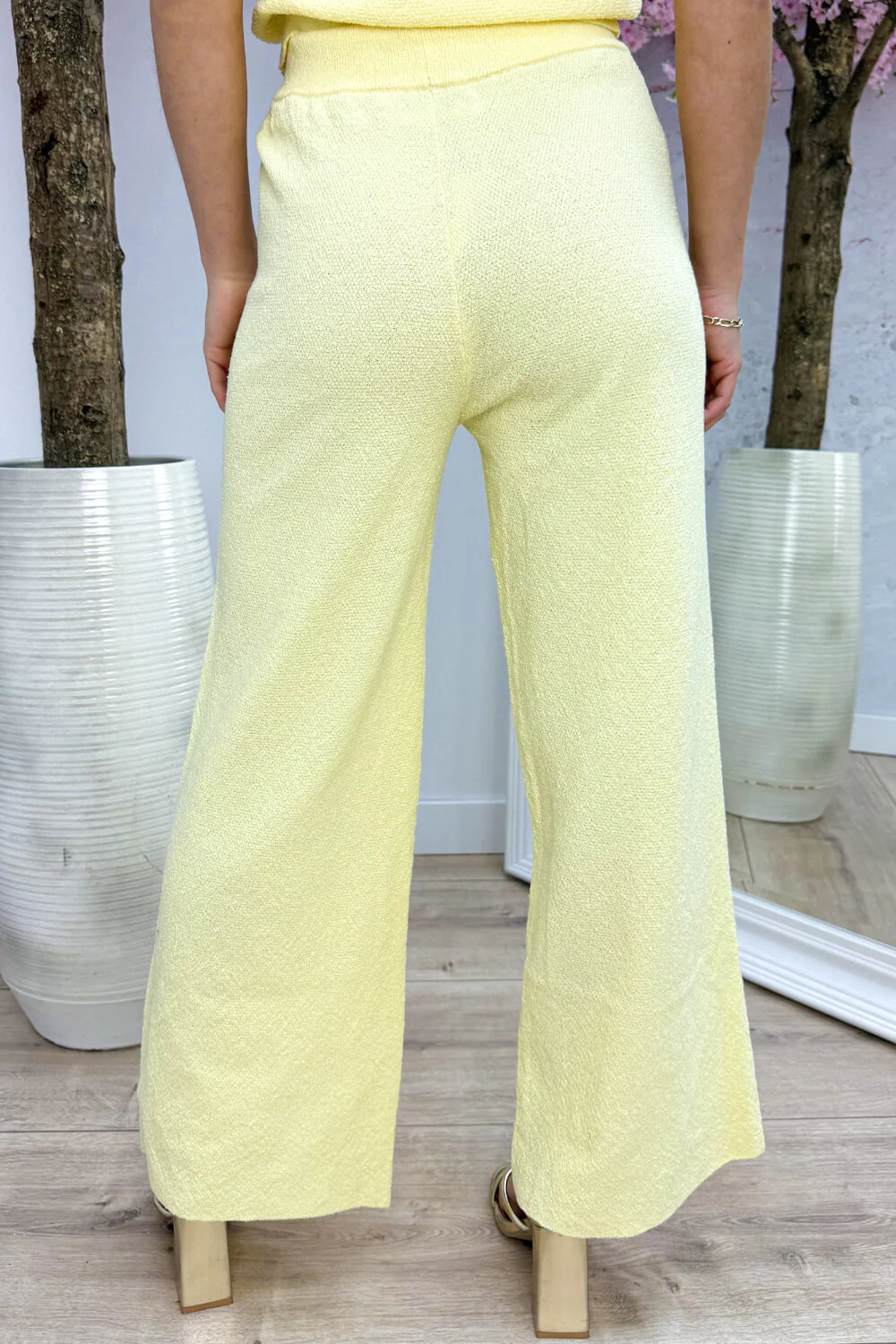 Blush cozy pants - Geel - Image 2