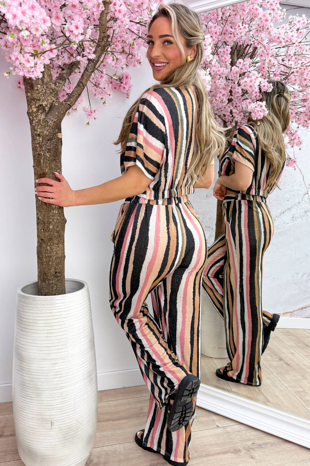 Coconut lurex co-ord - Zwart - Image 4