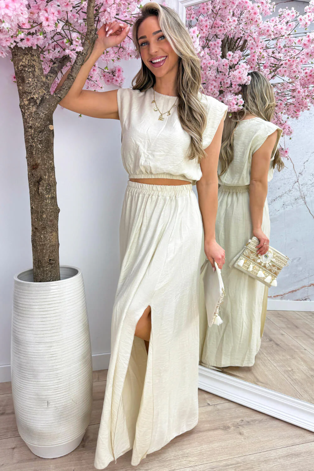 Costa co-ord - Beige - Image 3