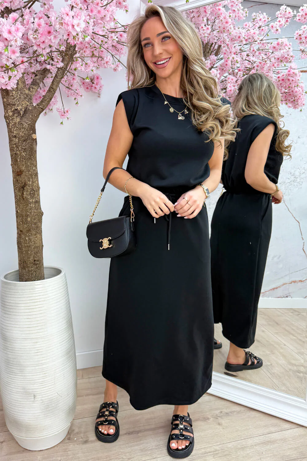Costa comfy co-ord - Zwart - Image 3