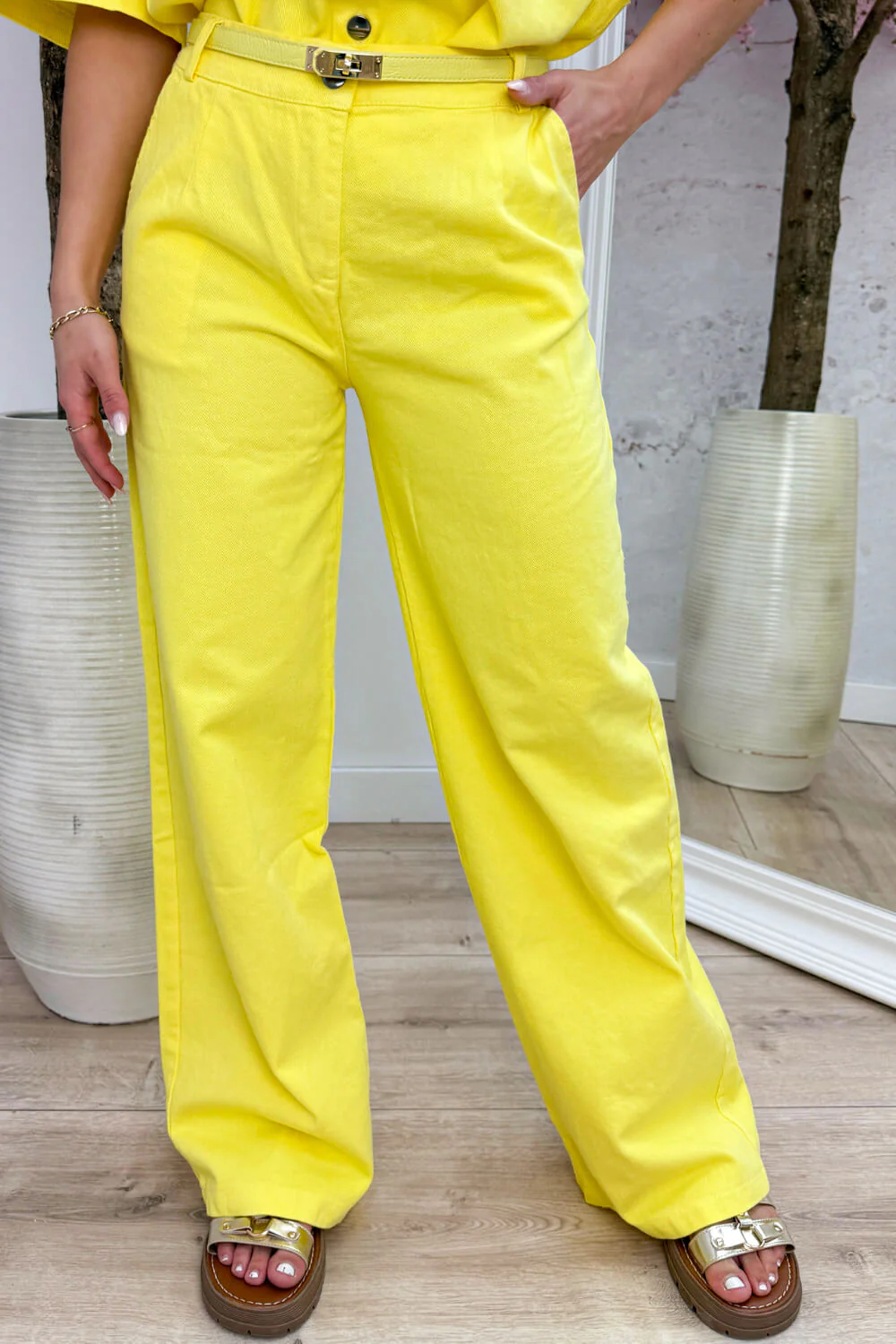 Denim days jeans - Geel