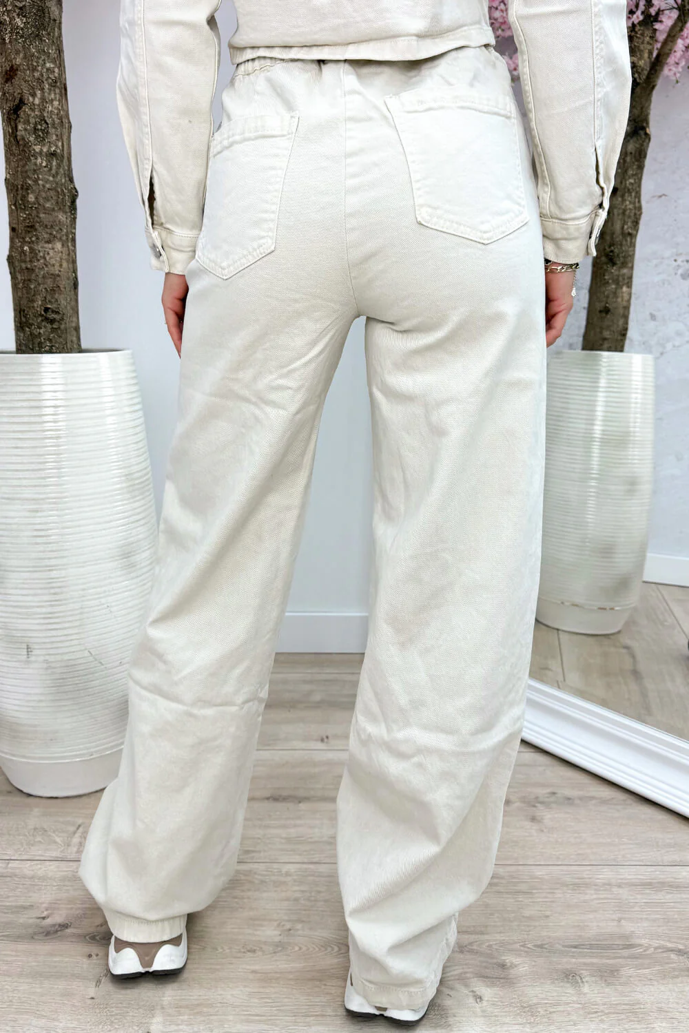 Denim lover jogger jeans - Beige - Image 2