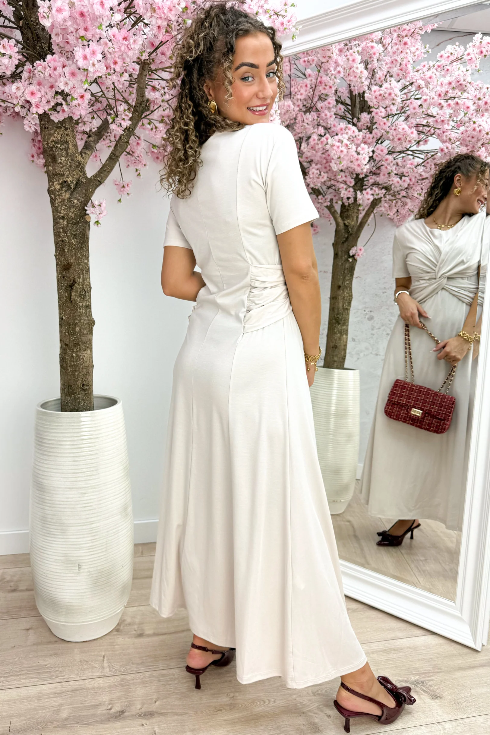 Always glowing dress - Lt. beige - Image 4
