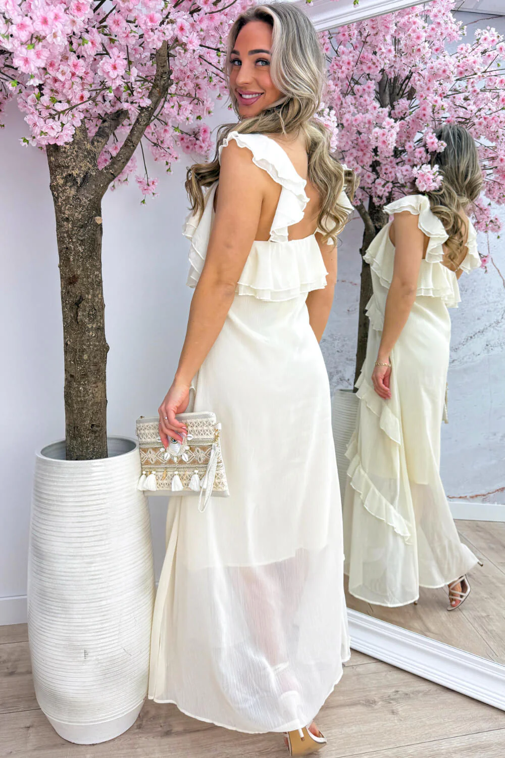 Endless summer maxi dress - Beige - Image 4