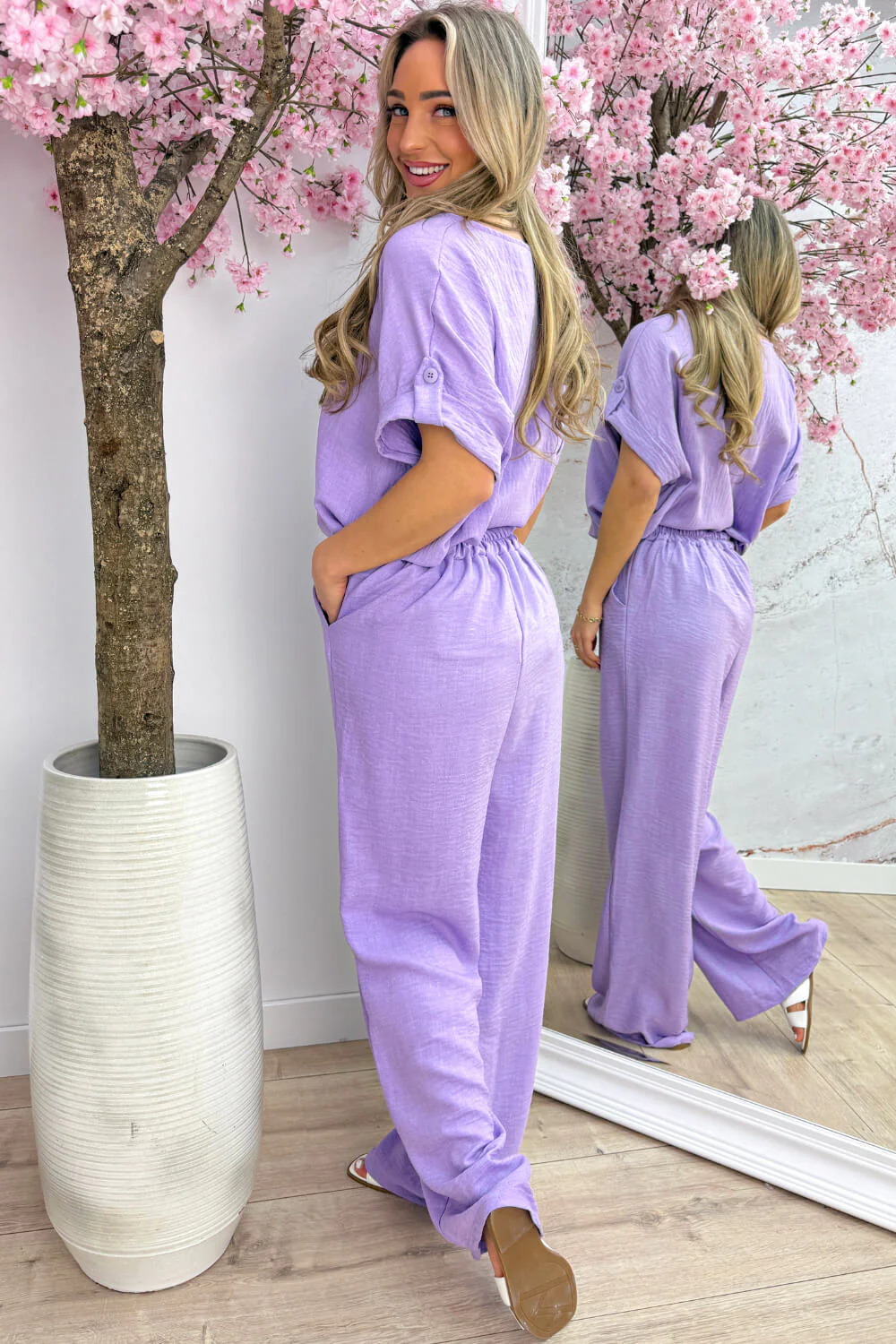 Everyday ease co-ord - Lila - Image 4