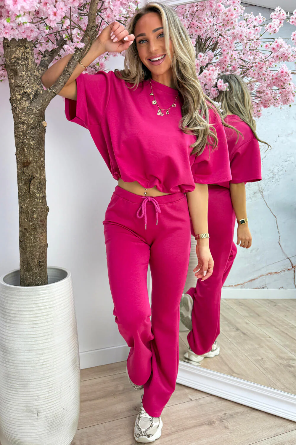 Flair dream comfy co-ord - Fuchsia
