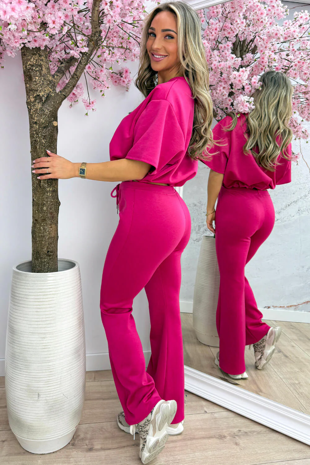 Flair dream comfy co-ord - Fuchsia - Image 4