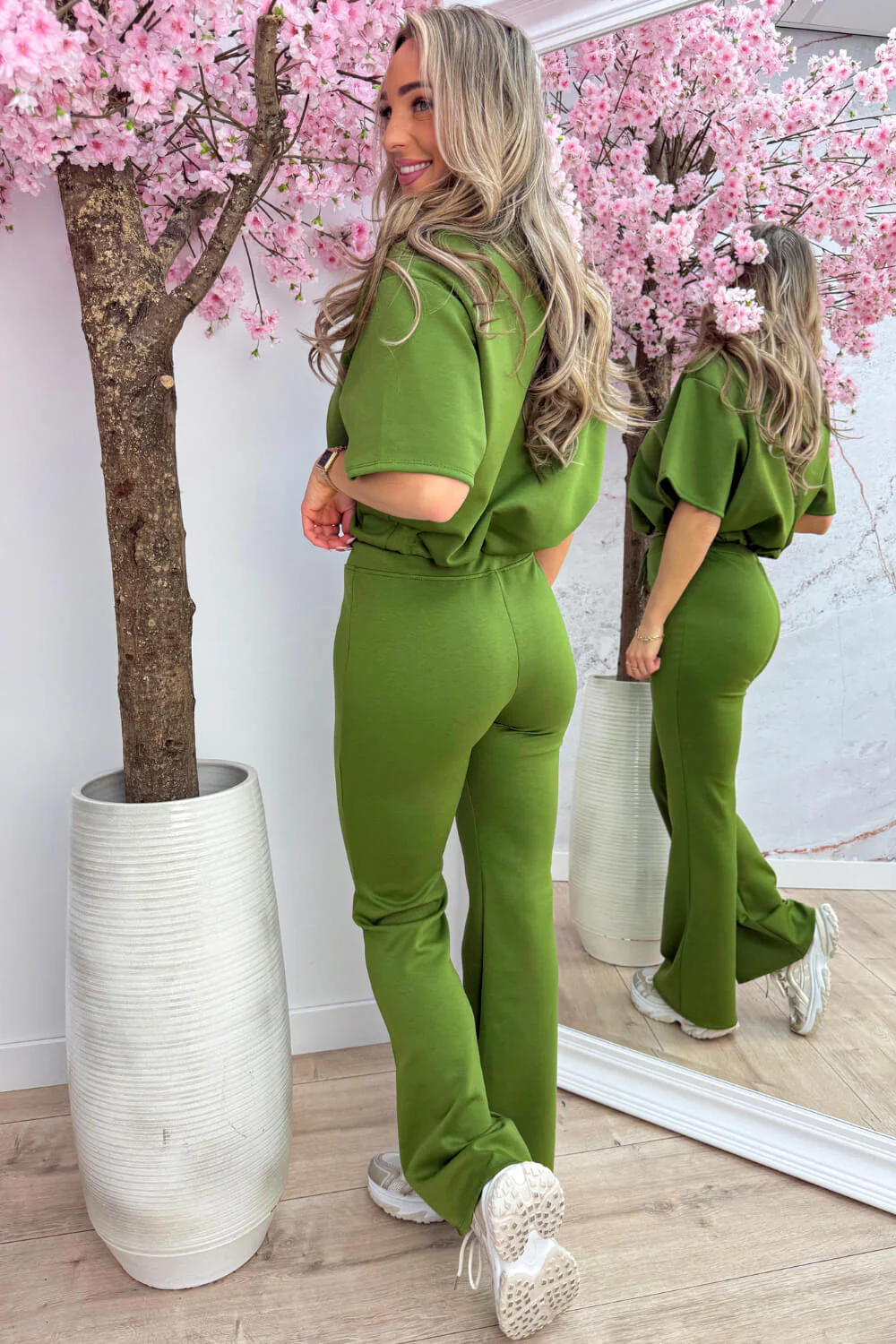 Flair dream comfy co-ord - Olijf - Image 4