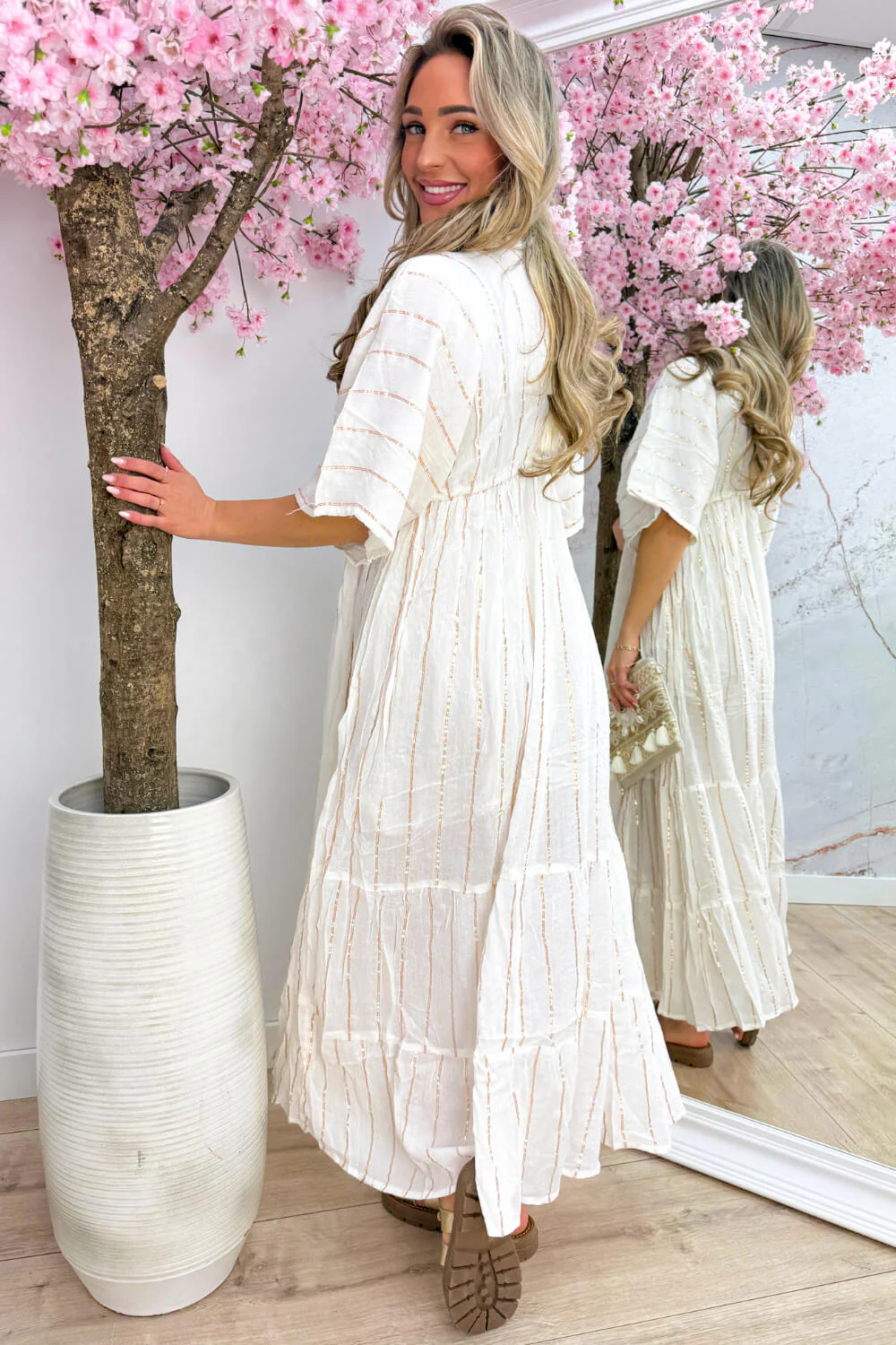 Hawaii beach dress - Wit - Image 4