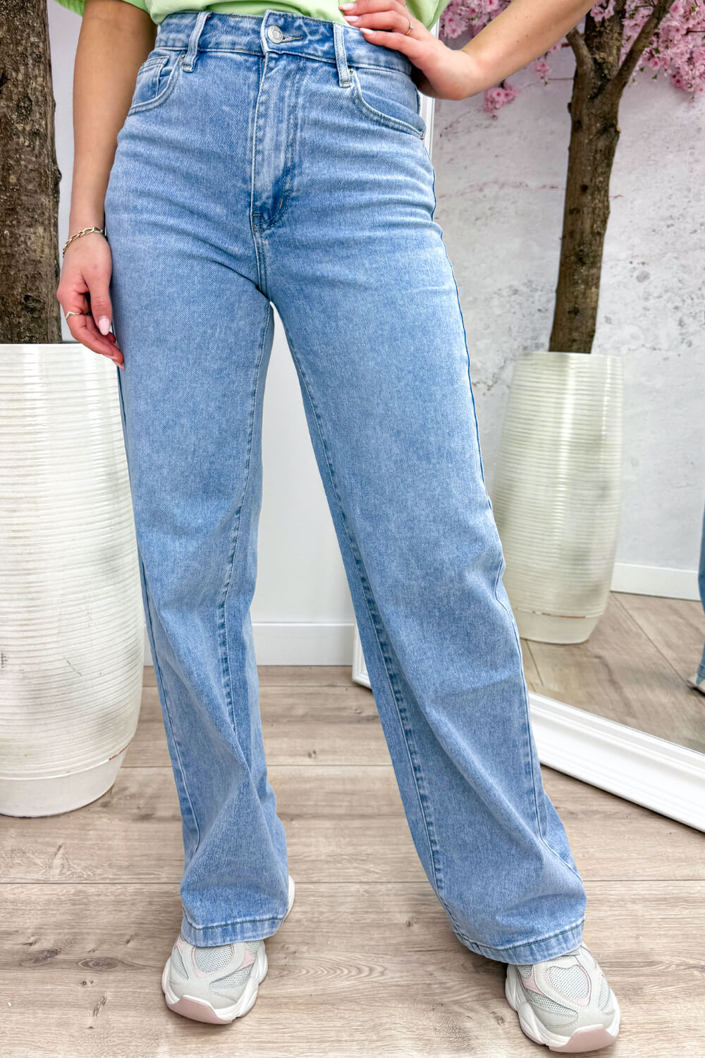 Heart pocket straight leg jeans - Jeans blue - Image 2
