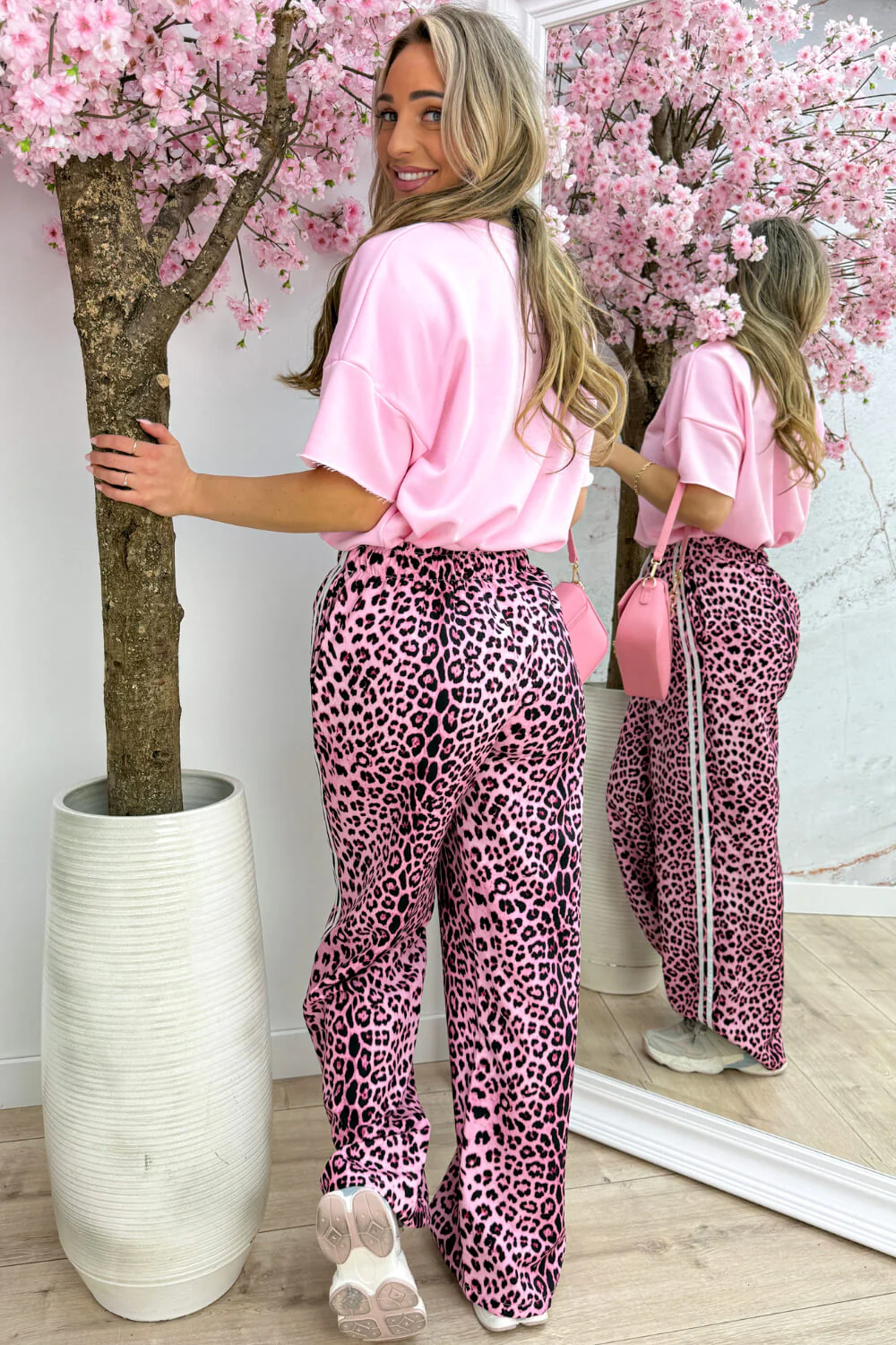 Leopard new york T-shirt - Roze - Image 4
