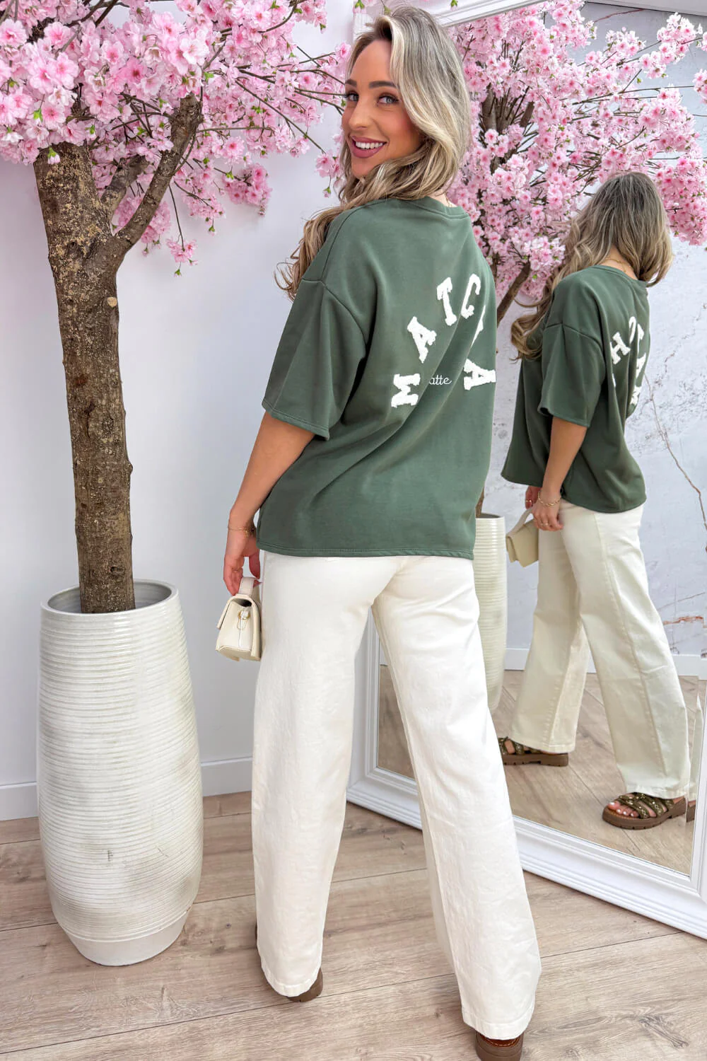 Matcha latte T-shirt - Army - Image 4