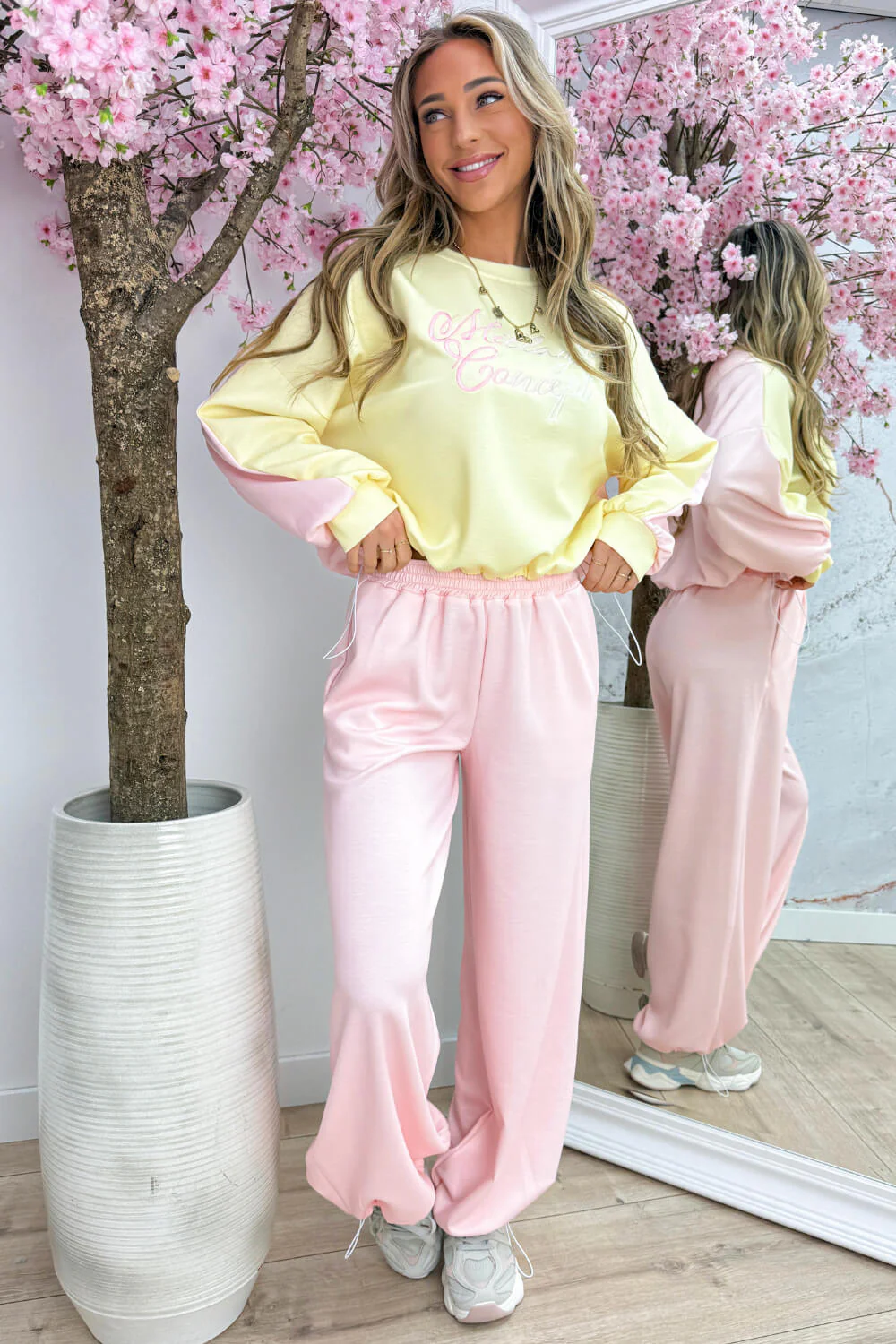 Millagro concept comfy co-ord - Roze - Image 2