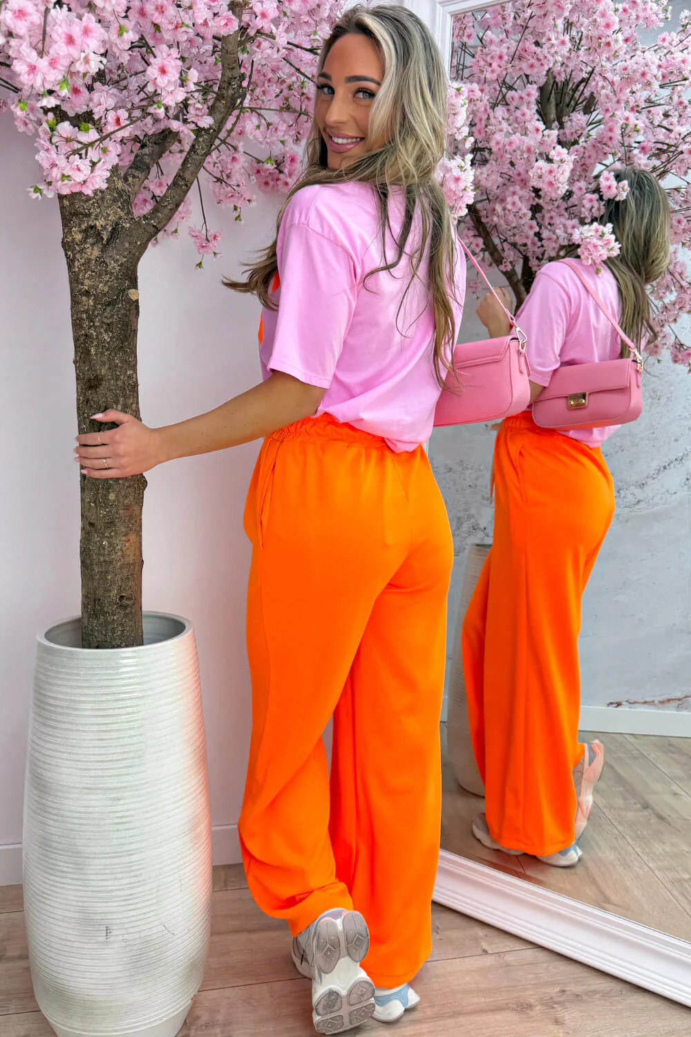 NYC T-shirt - Lollypop roze - Image 4