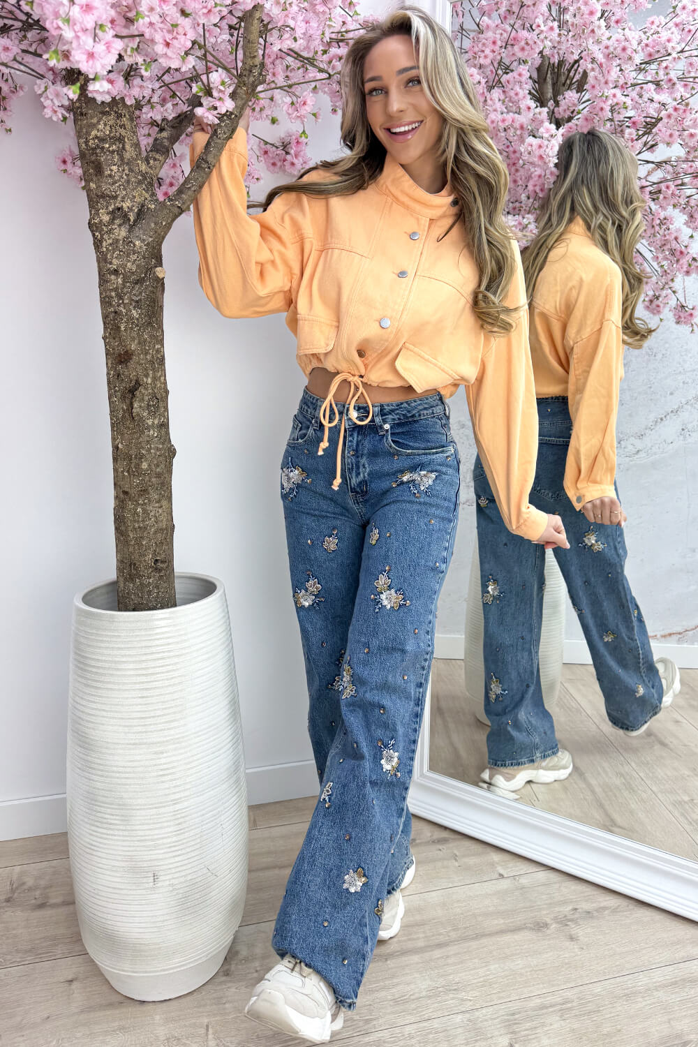 Shine bright straight leg jeans - Jeans blue - Image 3