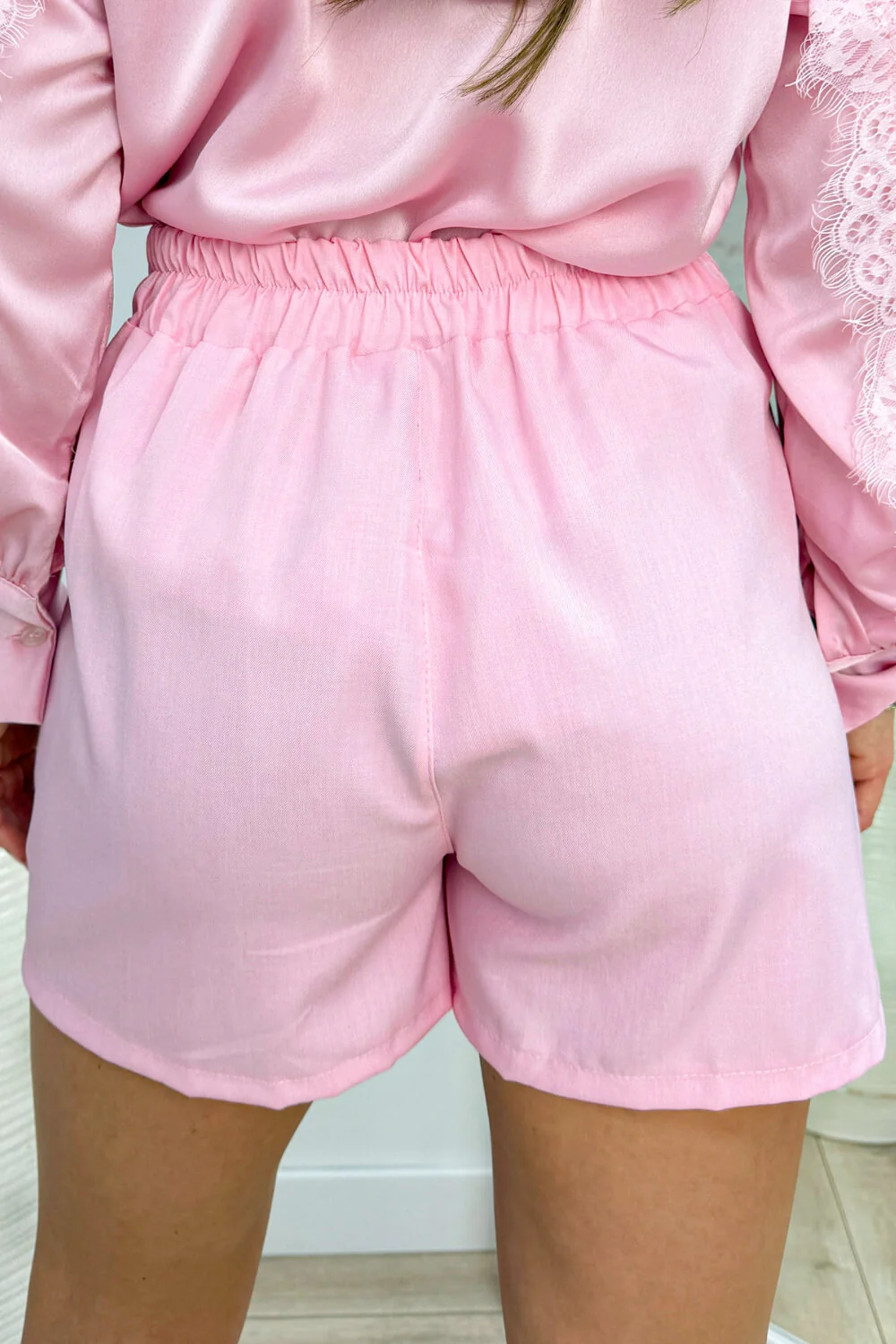 Silver heart skort - Roze - Image 2