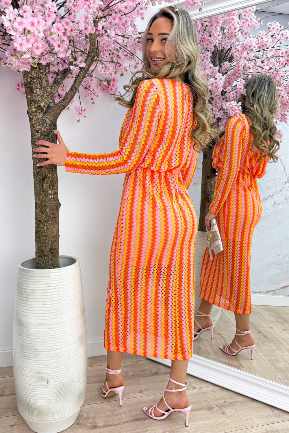 Solero maxi dress - Oranje - Image 4