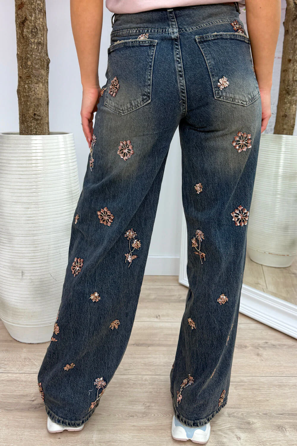 Sparkle garden jeans - Jeans blue - Image 2