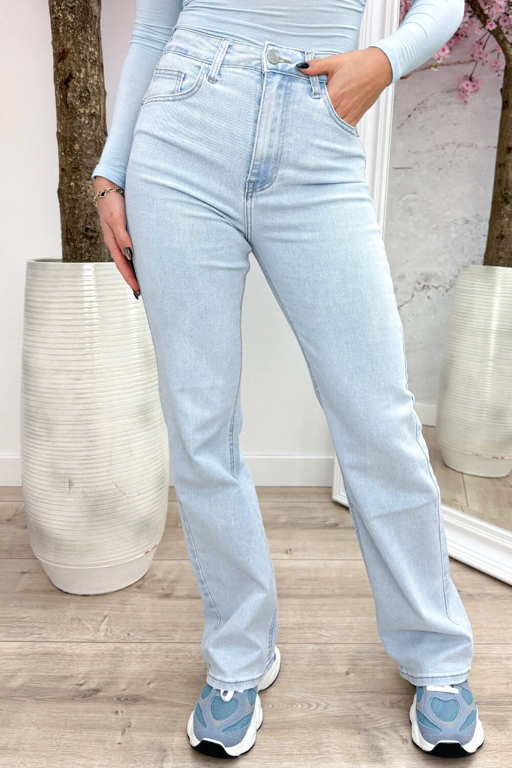 Wide leg jeans RD2956 - Jeans blue