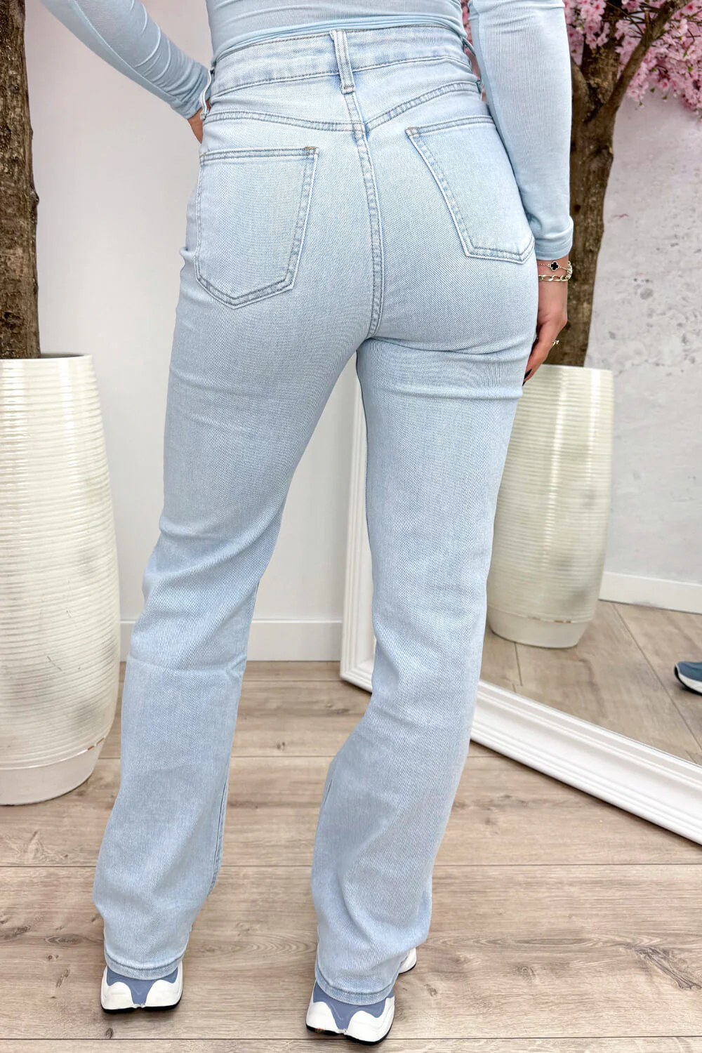 Wide leg jeans RD2956 - Jeans blue - Image 2