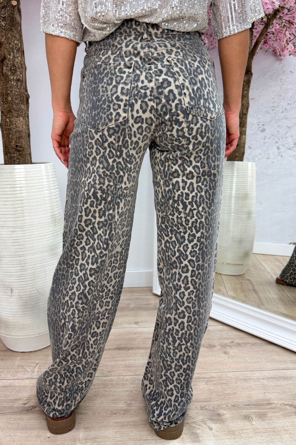 Wild dad fit jeans - Taupe - Image 2