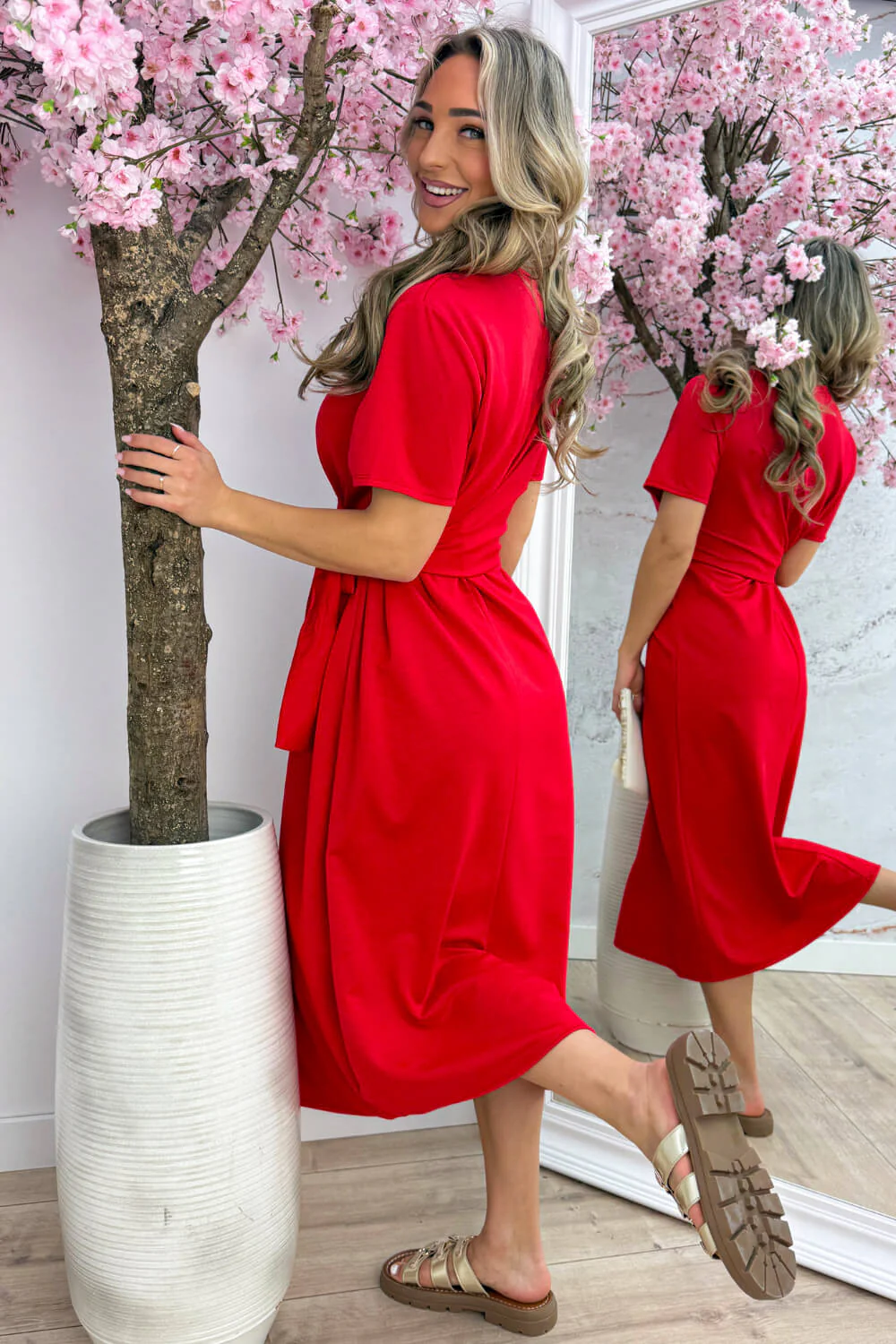 Wrap it up dress - Rood - Image 4