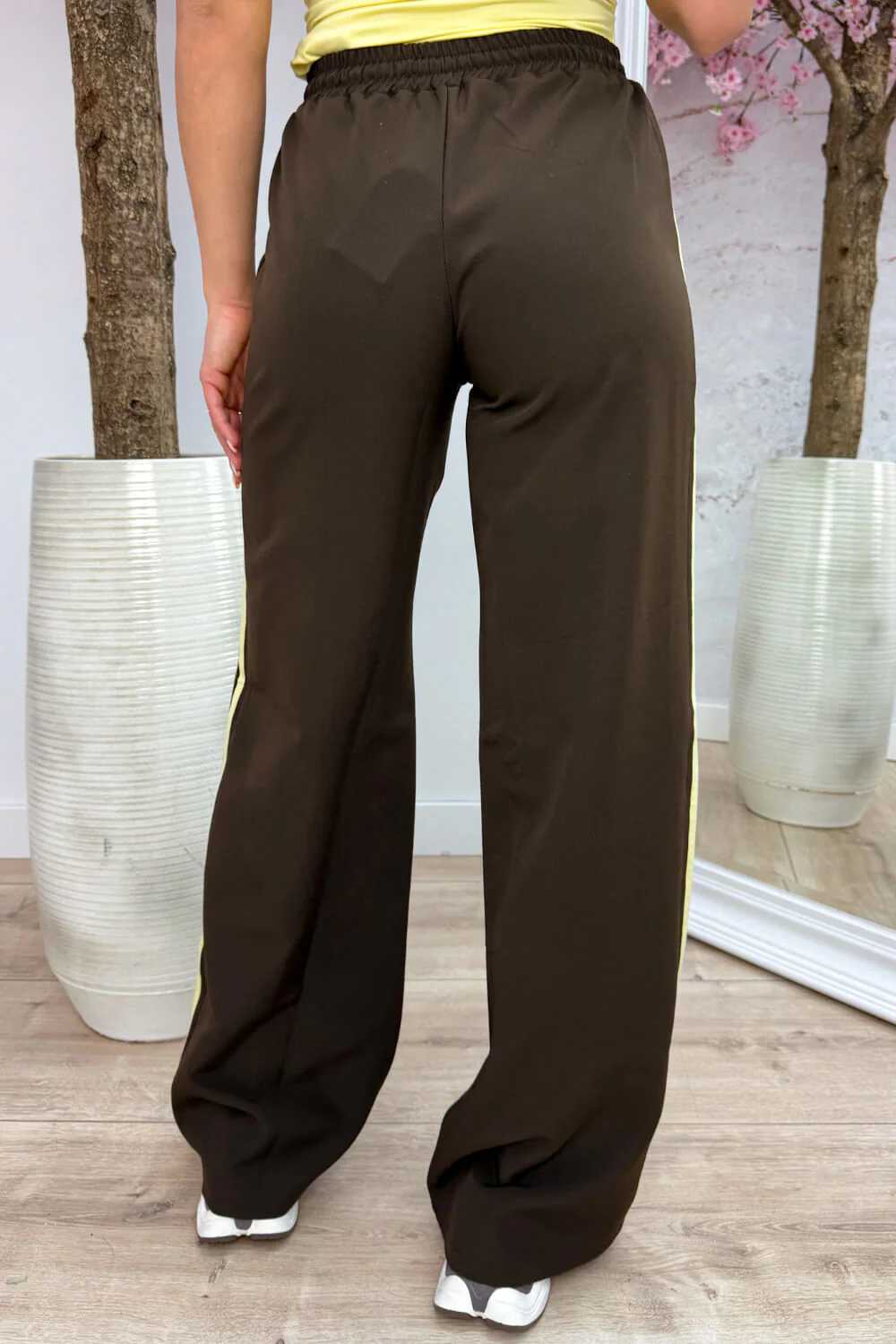 Yours to keep stripe pantalon - Geel - Image 3