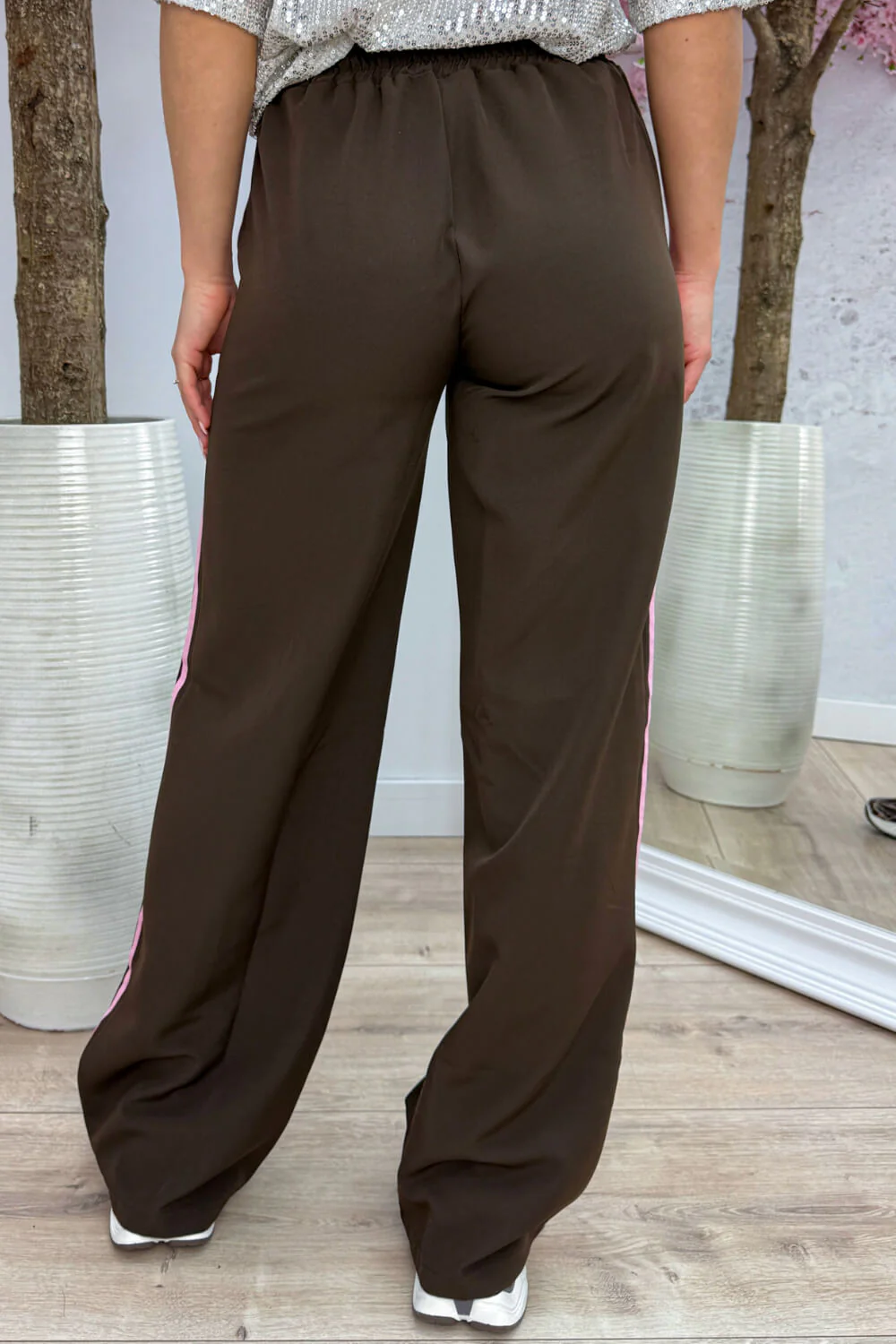 Yours to keep stripe pantalon - Lollypop roze - Image 3